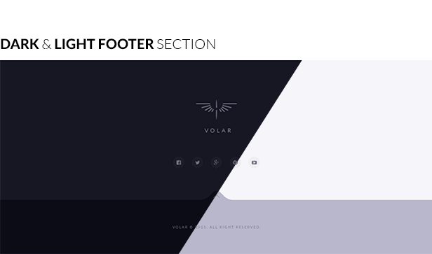 Volar | One Page Minimal Parallax Template - 10